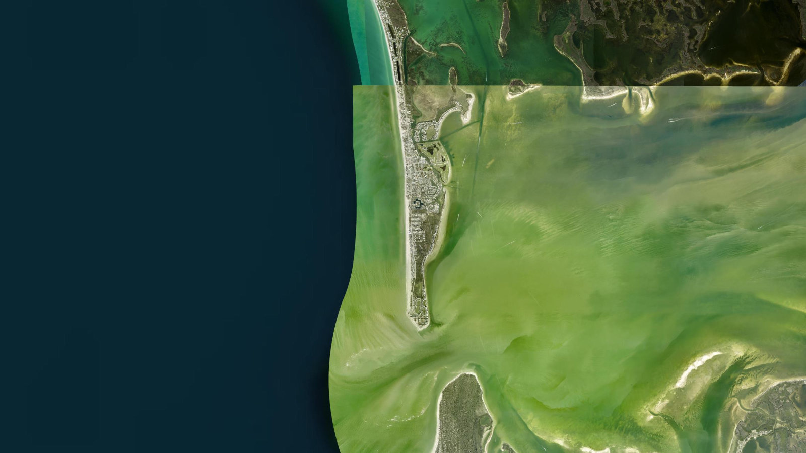 Satellite map of Boca Grande, Florida