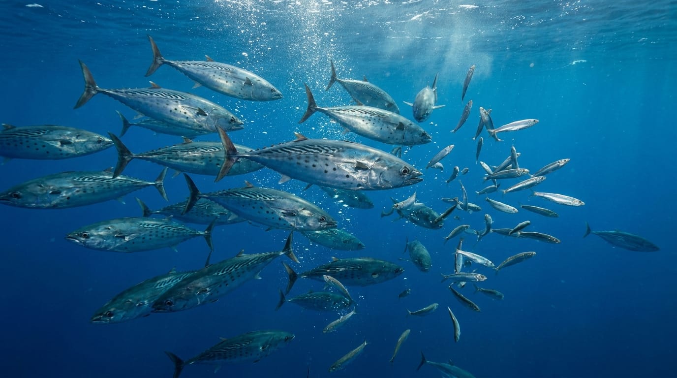 False Albacore in Sarasota: The Fall Run, Baits & Eating caught fishing near Sarasota, Florida