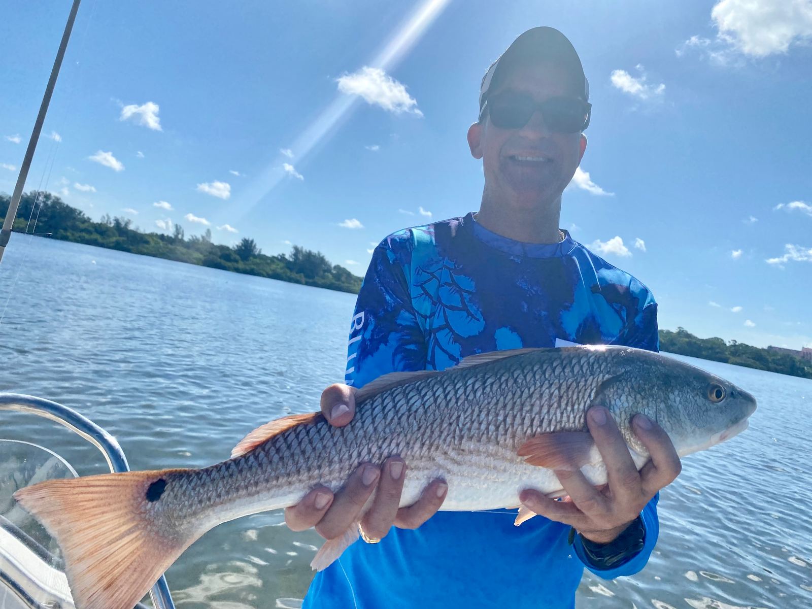 Redfish caught on a Sarasota inshore charter