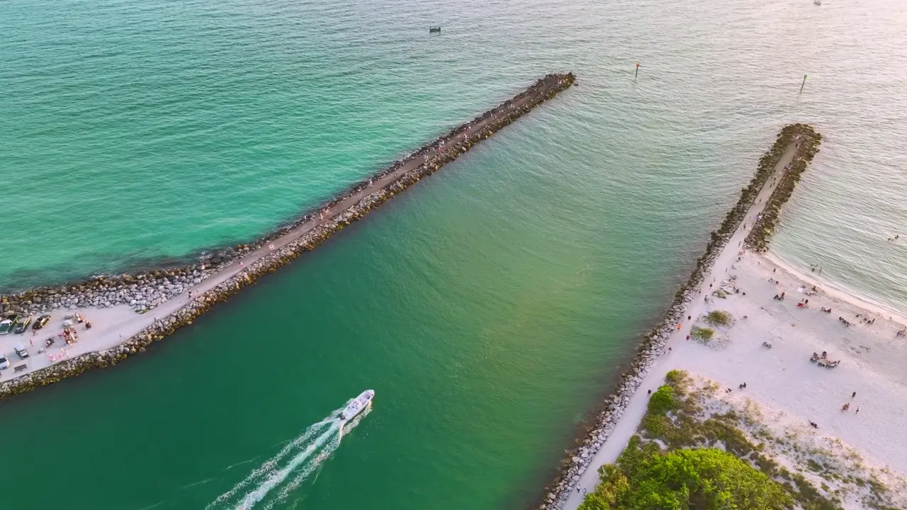 Reefs and ledges in 20 to 60 feet — grouper, snapper, hogfish, fossil teeth.